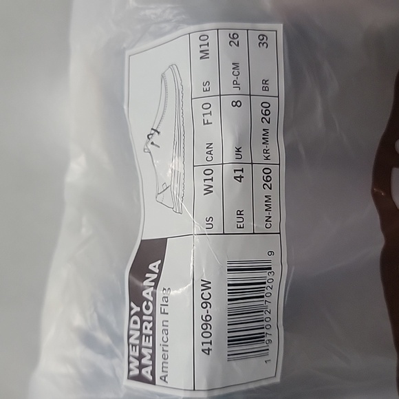 HEY DUDE WENDY AMERICANA- AMERICAN FLAG - W10 - Picture 7 of 8
